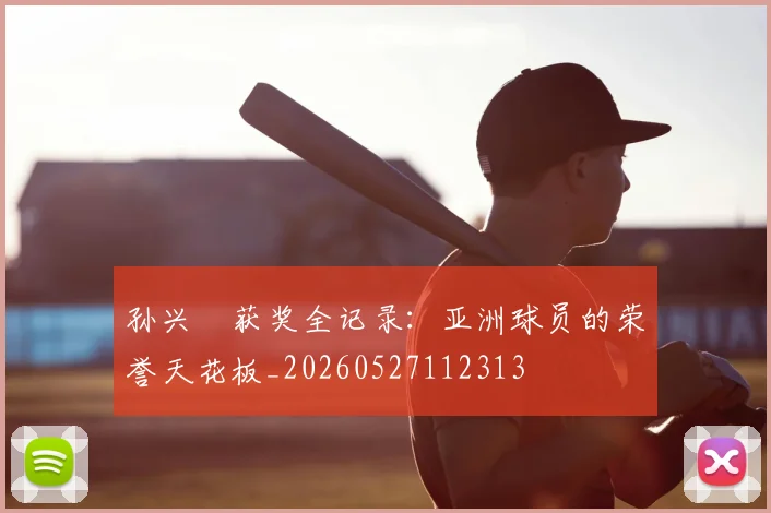 孙兴慜获奖全记录:亚洲球员的荣誉天花板_20260527112313